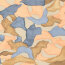 Bengaline Aquarellkunst - hellbeige