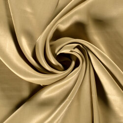 Viskosesatin Uni - olivgold