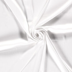 Viskosesatin Uni - weiss - weiß