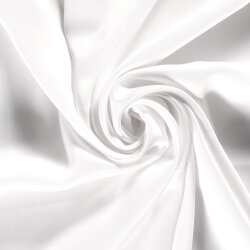 Viskosesatin Uni - weiss - weiß