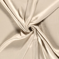 Viskosesatin Uni - beige
