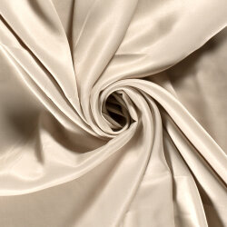 Viskosesatin Uni - beige