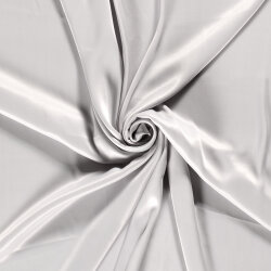 Viskosesatin Uni - silber
