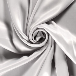 Viskosesatin Uni - silber