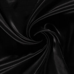 Viskosesatin Uni - schwarz