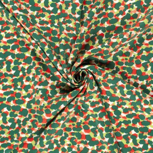 Viskosesatin Abstract - rot