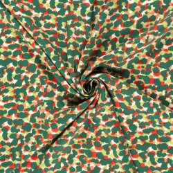 Viskosesatin Abstract - rot