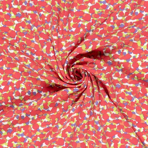 Viskosesatin bunte Tupfen- limette