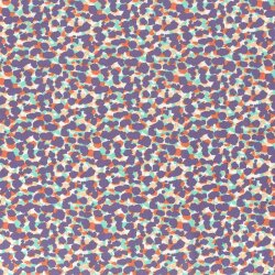 Viskosesatin bunte Tupfen - violett