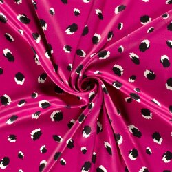 Viskosesatin Flecken - pink