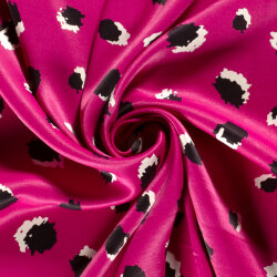 Viskosesatin Flecken - pink