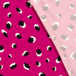 Viskosesatin Flecken - pink
