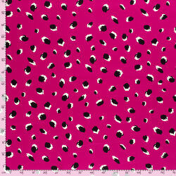 Viskosesatin Flecken - pink
