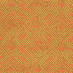 Viskose Nylon Twill Karospirale - altorange