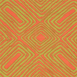 Viskose Nylon Twill Karospirale - altorange