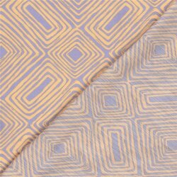 Viskose Nylon Twill Karospirale - softlila