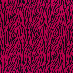 Baumwollsatin Zebrastreifen - dunkelpink
