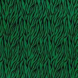 Baumwollsatin Zebrastreifen - grün