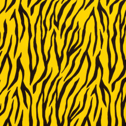 Baumwollsatin Zebrastreifen - gelb