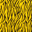 Baumwollsatin Zebrastreifen - gelb