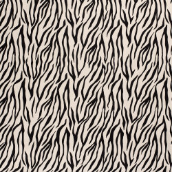 Baumwollsatin Zebrastreifen - hellbeige