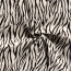 Baumwollsatin Zebrastreifen - hellbeige