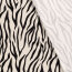 Baumwollsatin Zebrastreifen - hellbeige