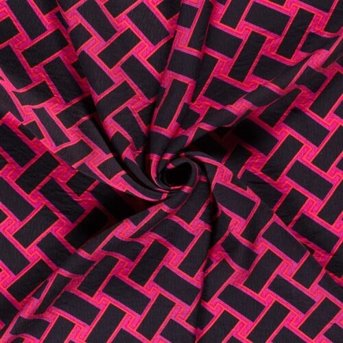 Viskose Nylon Crêpe Geflecht - pink