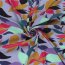 Viskose Crêpe Yoryu Blumenräder  - softlila