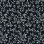 Baumwollpopeline Stretch Blumen - dunkelblau