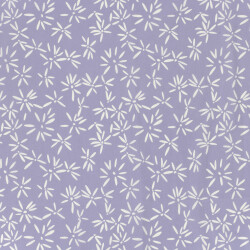 Baumwollpopeline Stretch Blumen - helllila