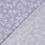 Baumwollpopeline Stretch Blumen - helllila