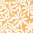 Baumwollpopeline Stretch weisse Blumen - gelb