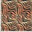 Baumwollpopeline Stretch Tigerstreifen - orange