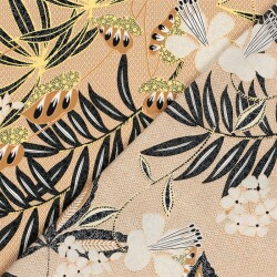 Baumwollpopeline Stretch Blüten - softocker
