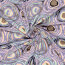 Viskose Jersey bunte Kreise - lavendel