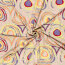 Viskose Jersey bunte Kreise - hellbeige