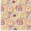 Viskose Jersey bunte Kreise - hellbeige