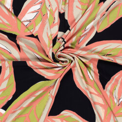 Viskose Jersey Vortex® LEAVES -