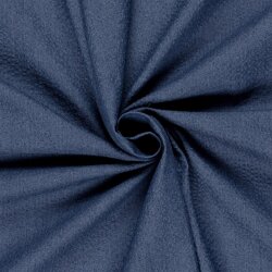 Jeans_Jersey Seersucker - stahlblau