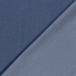 Jeans_Jersey Seersucker - stahlblau