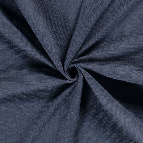 Baumwolle Slub Uni - indigo