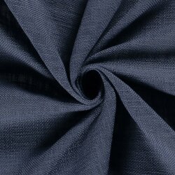 Baumwollstoff Slub Grob Uni - indigo