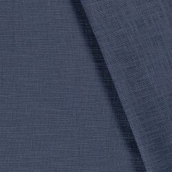 Baumwollstoff Slub Grob Uni - indigo