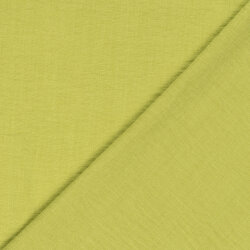 Polyesterstoff Leineoptik - limette