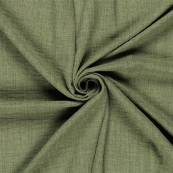 Polyesterstoff Leineoptik - salbei