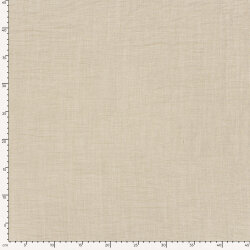 Polyesterstoff Leineoptik - hellbeige