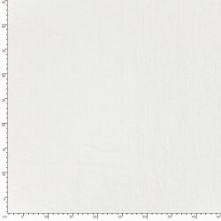Baumwoll Leinen Mix Blätter Uni- creme