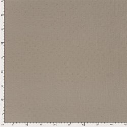 Musselin Bestickte Punkte - beige