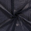 Chiffon Bestickt Punkte Uni  - dunkelblau